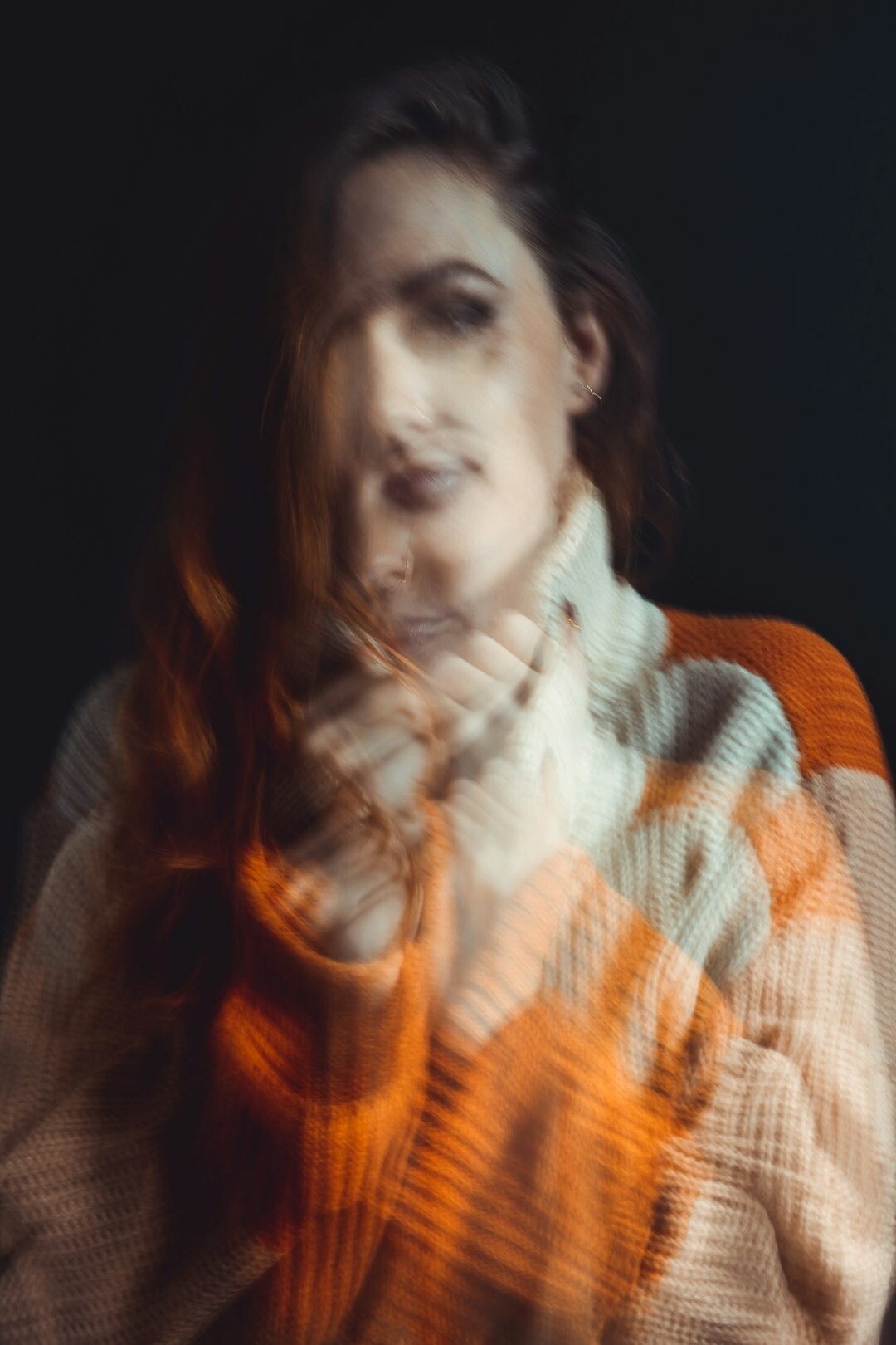 Studio portrait of a Belgian woman of Congolese descent video editor